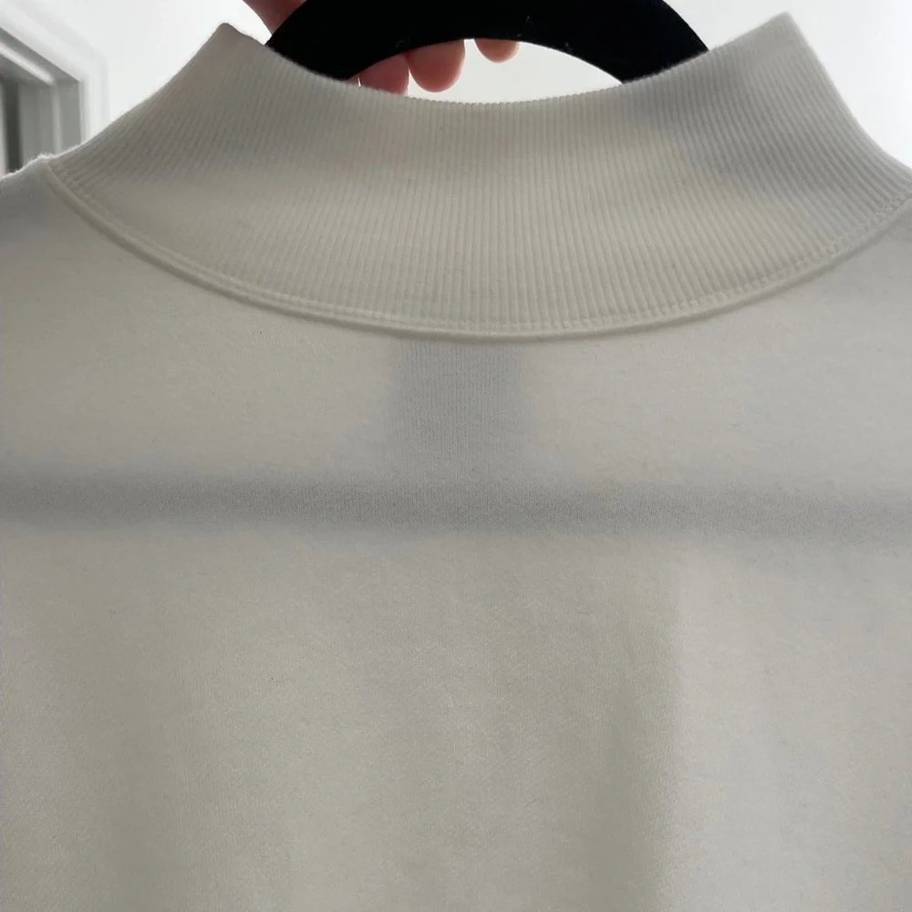 Aritzia Cozy Fleece Boyfriend Mock Sweatshirt NWT - Picture 8 of 9